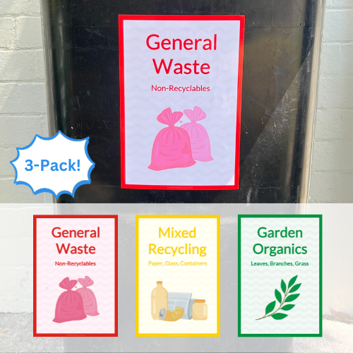 Premium Bin Labels (3-pack)