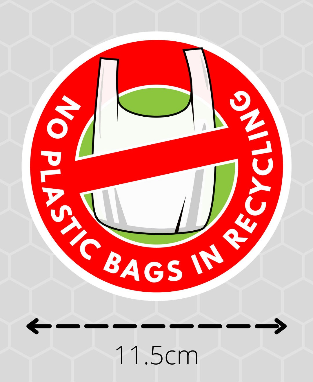 No Plastic Bags in Recycling!