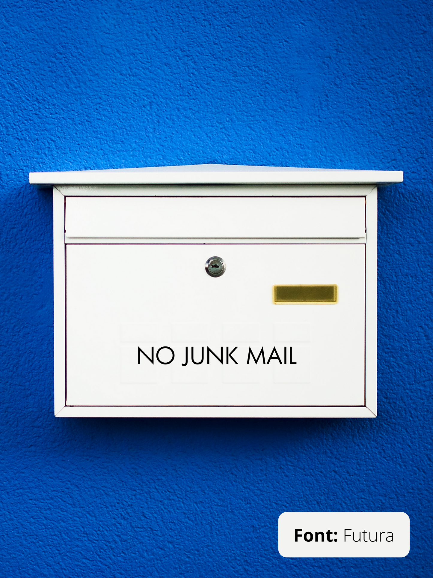 No Junk Mail - Vinyl Sticker