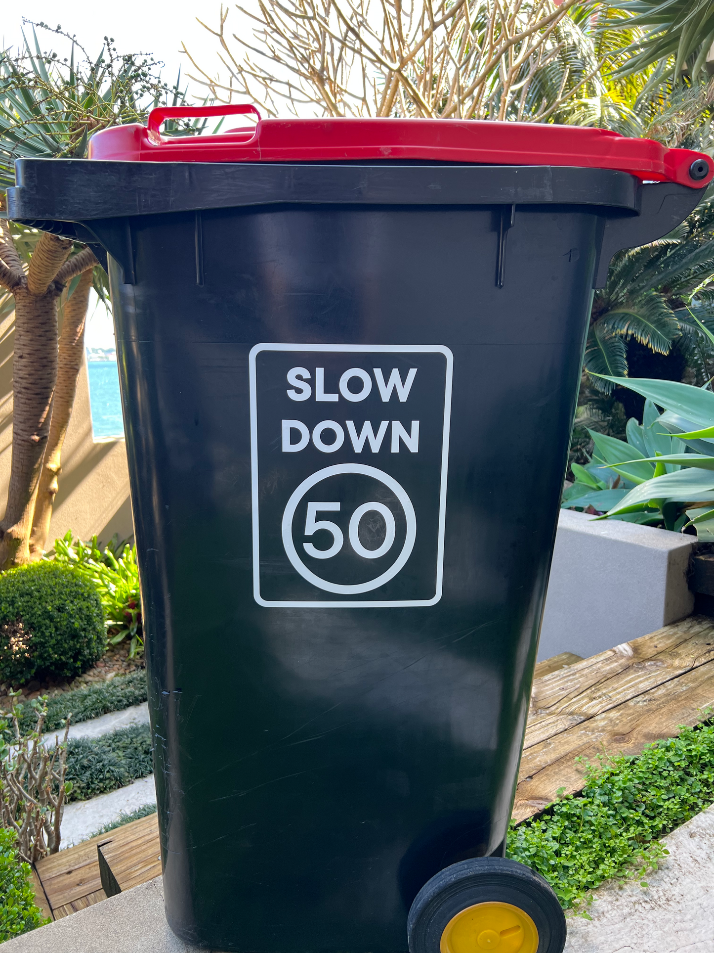Slow Down 50 - Vinyl Sticker