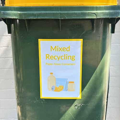Premium Bin Label (Single) - Mixed Recycling – MyWheelie